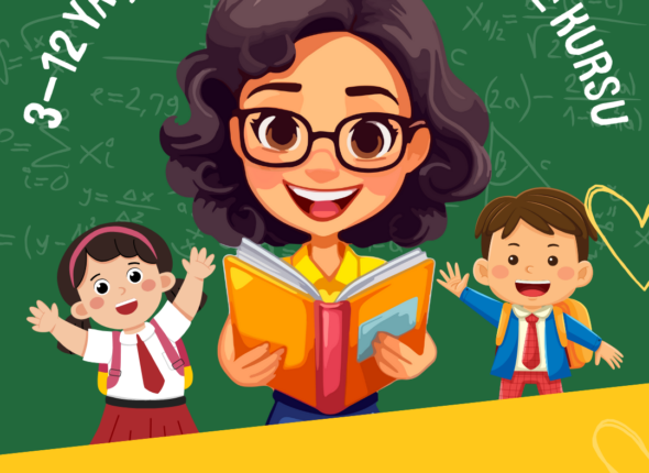 3–12 yaş çocuklar için İngilizce kursu